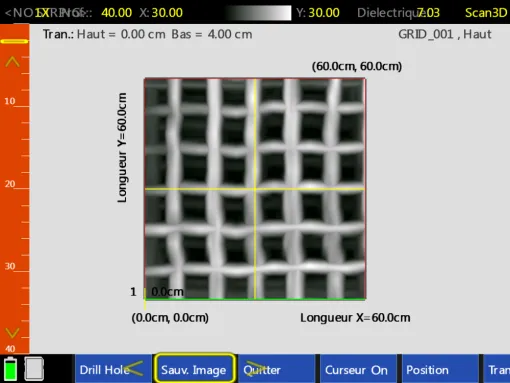 Auscultations radar d'une dalle BA