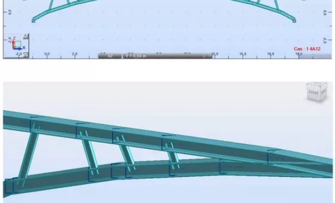 Conception d'une passerelle piétonne, Toulon, VCEO